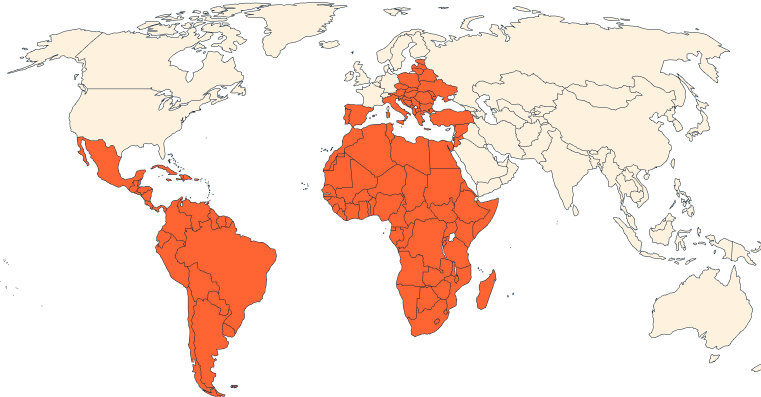 Offshore staffing Map for US businesses