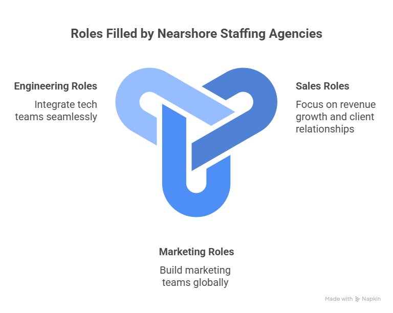 services offered by a nearshore staffing agency